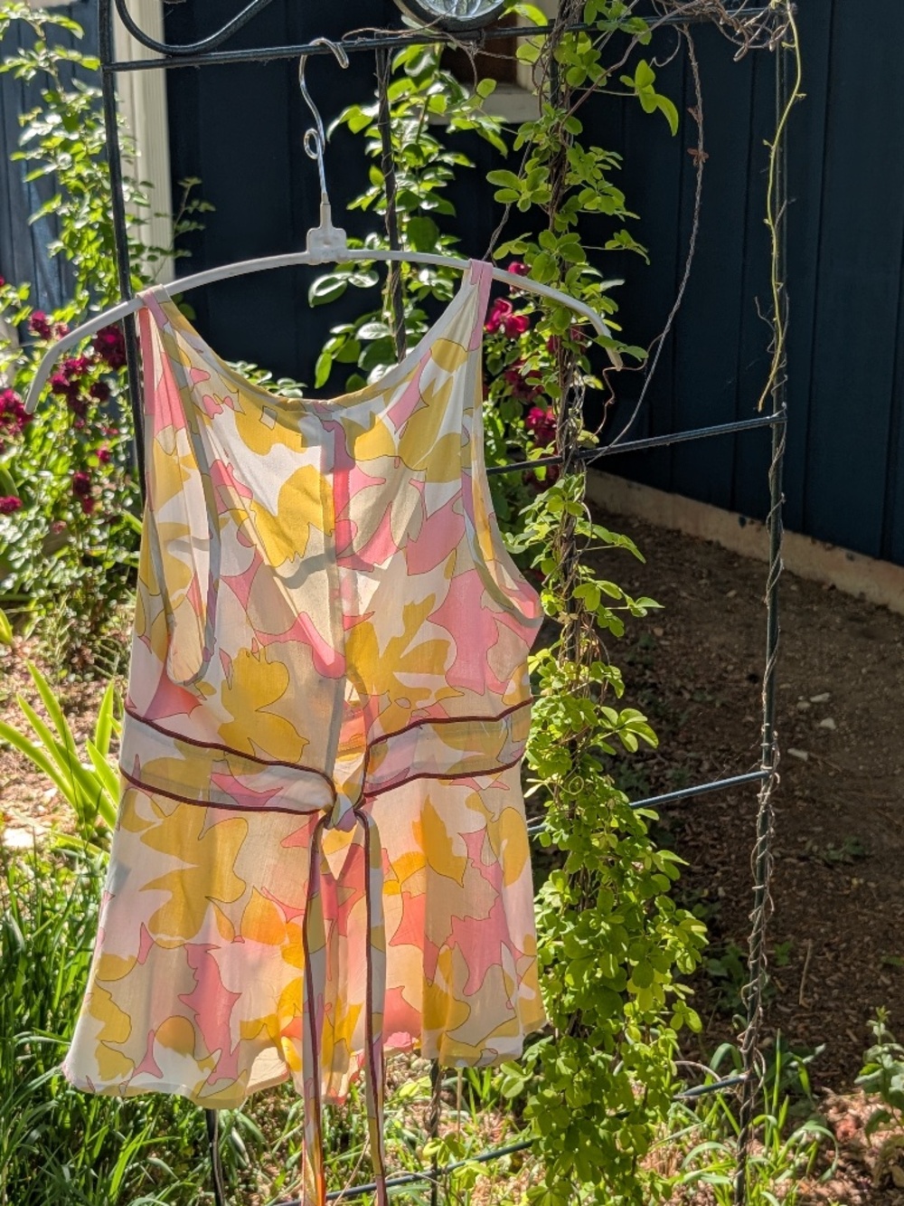 Gorgeous, Y2K, Surfer Girl Chic Floral Tank by DIESEL - Picture 7 of 11